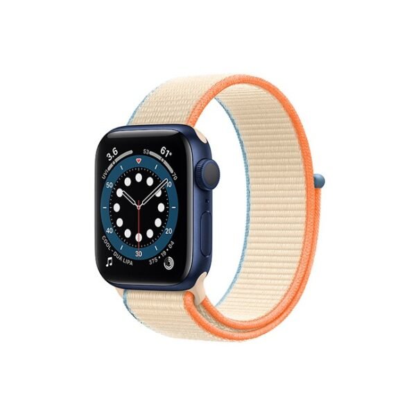 Apple Watch Series 6 42MM Blue Aluminum GPS Sport Loop Cream