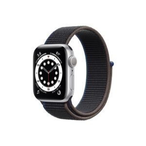 Apple Watch Series 6 42MM Silver Aluminum GPS Sport Loop Charcoal