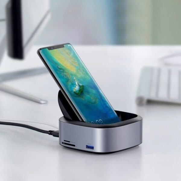 Baseus Mate Docking Type C Mobile Phone Intelligent HUB Expanded Socket 6