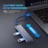 UGreen Type C 4 Port USB 3.0 Hub Adapter 2